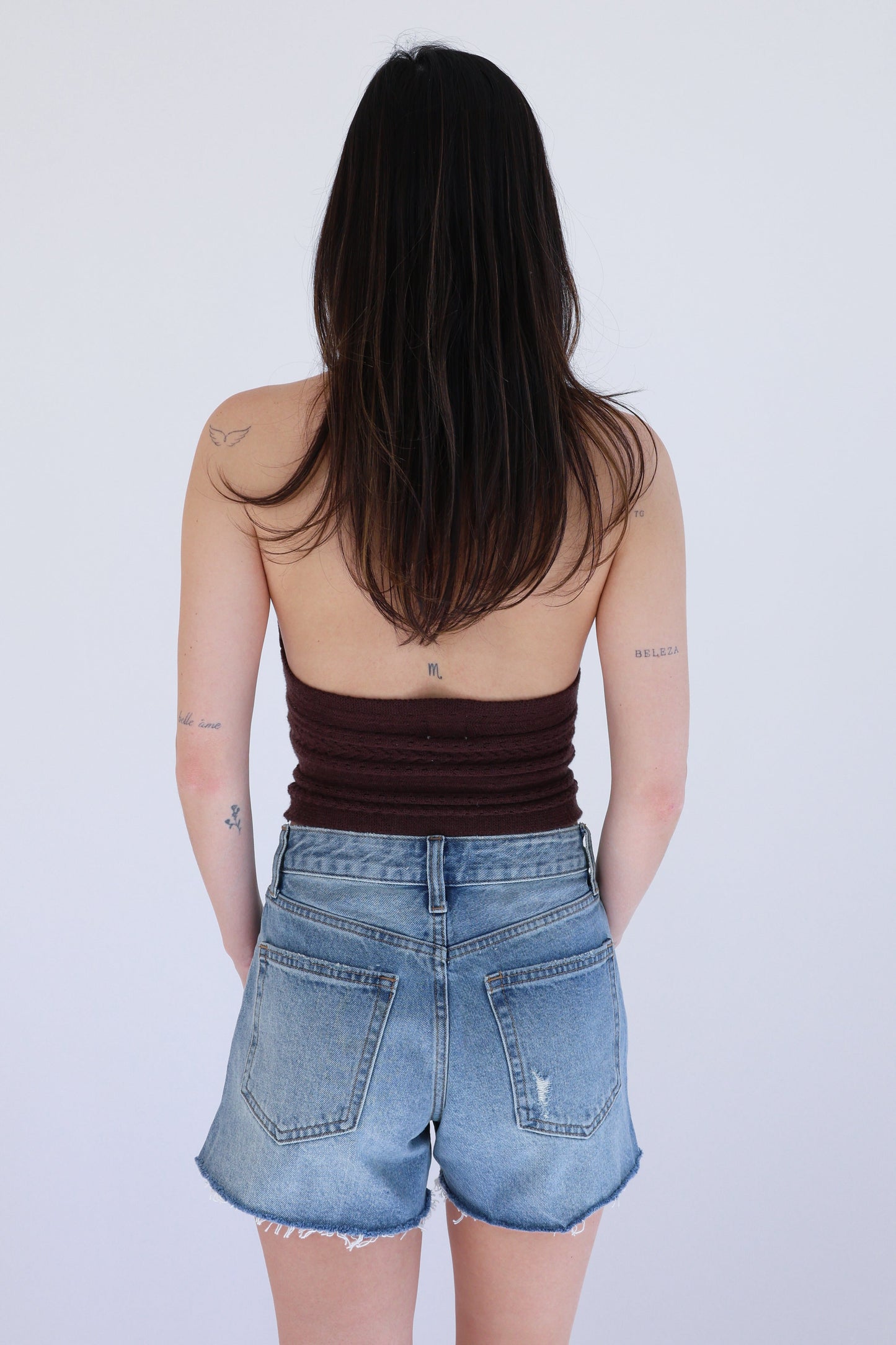 Mira Shorts in Medium Denim