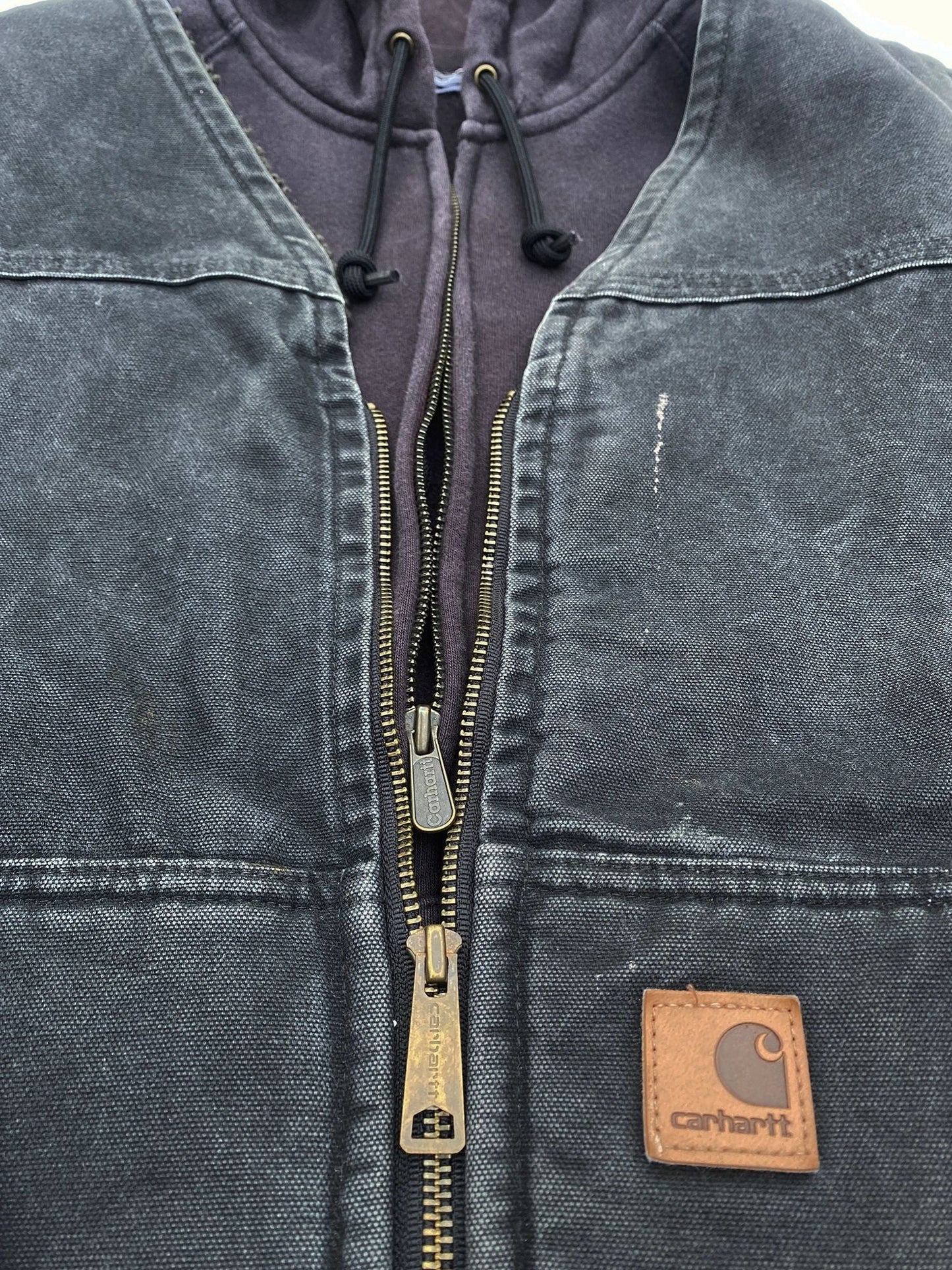 Carhartt Heavy Cotton Hoody + Duck Vest Combo
