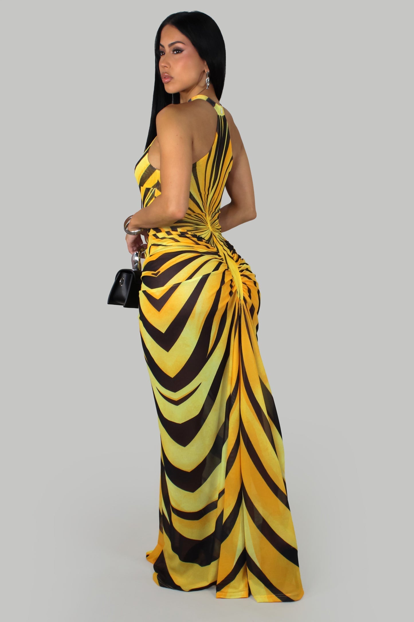 Solaris Sculpted Maxi Dress