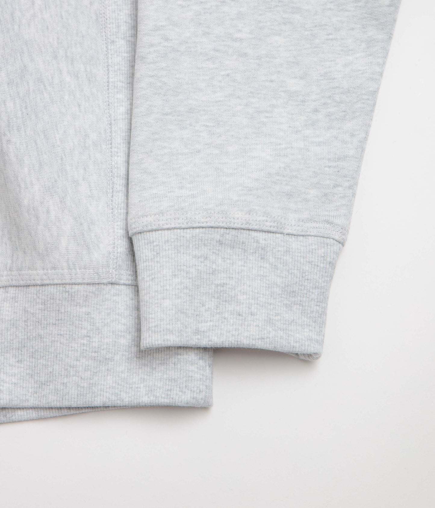 Carhartt Half Zip American Script Sweatshirt - Ash Heather