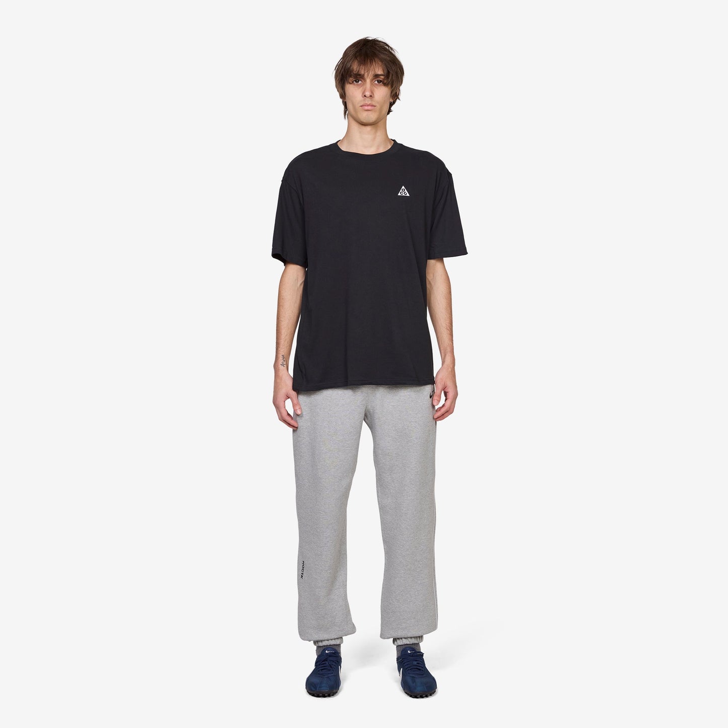 NOCTA Fleece Pant Dark Grey Heather | Matte Silver | Black