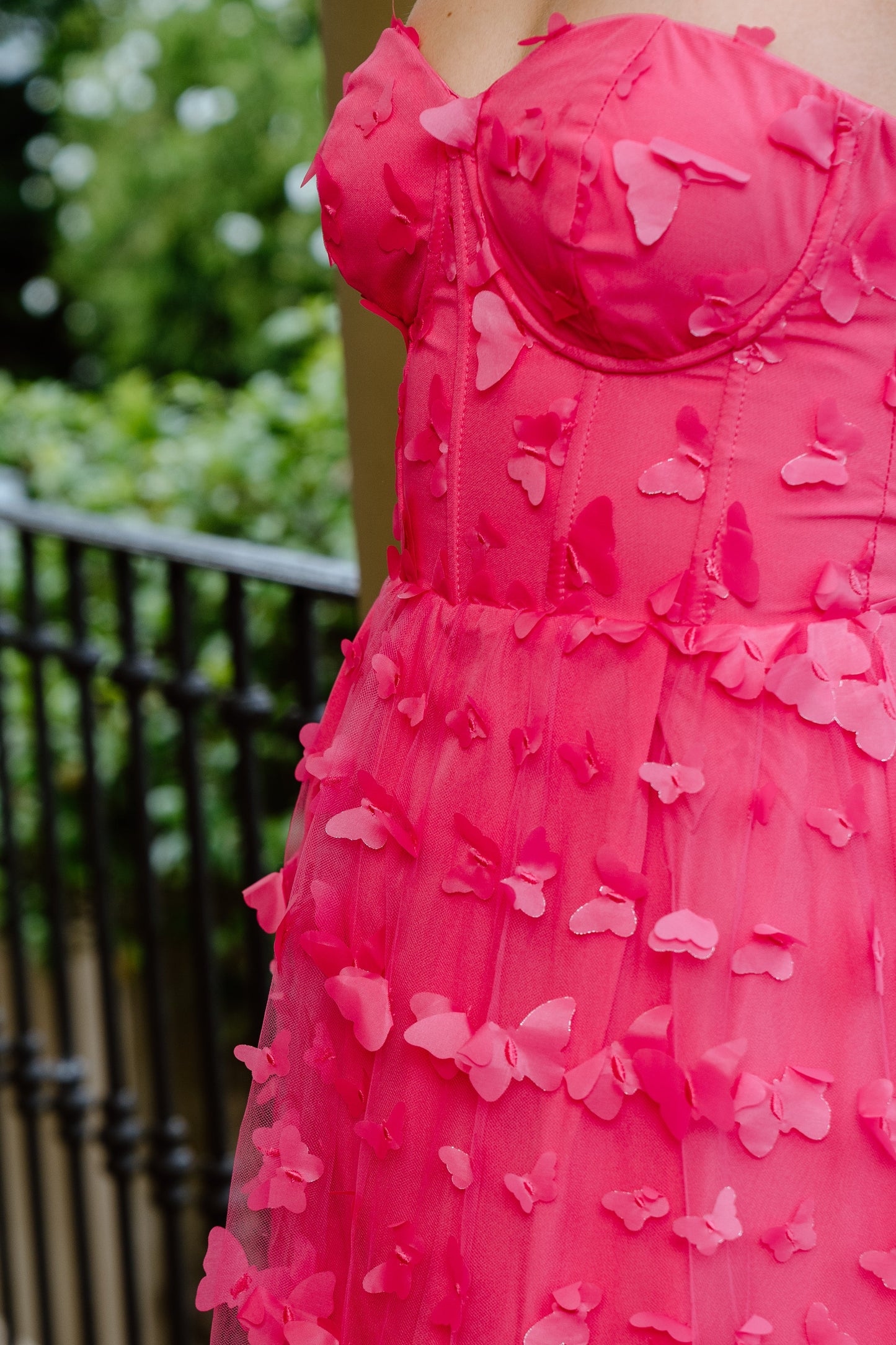 Ariana Strapless Pink Maxi Dress