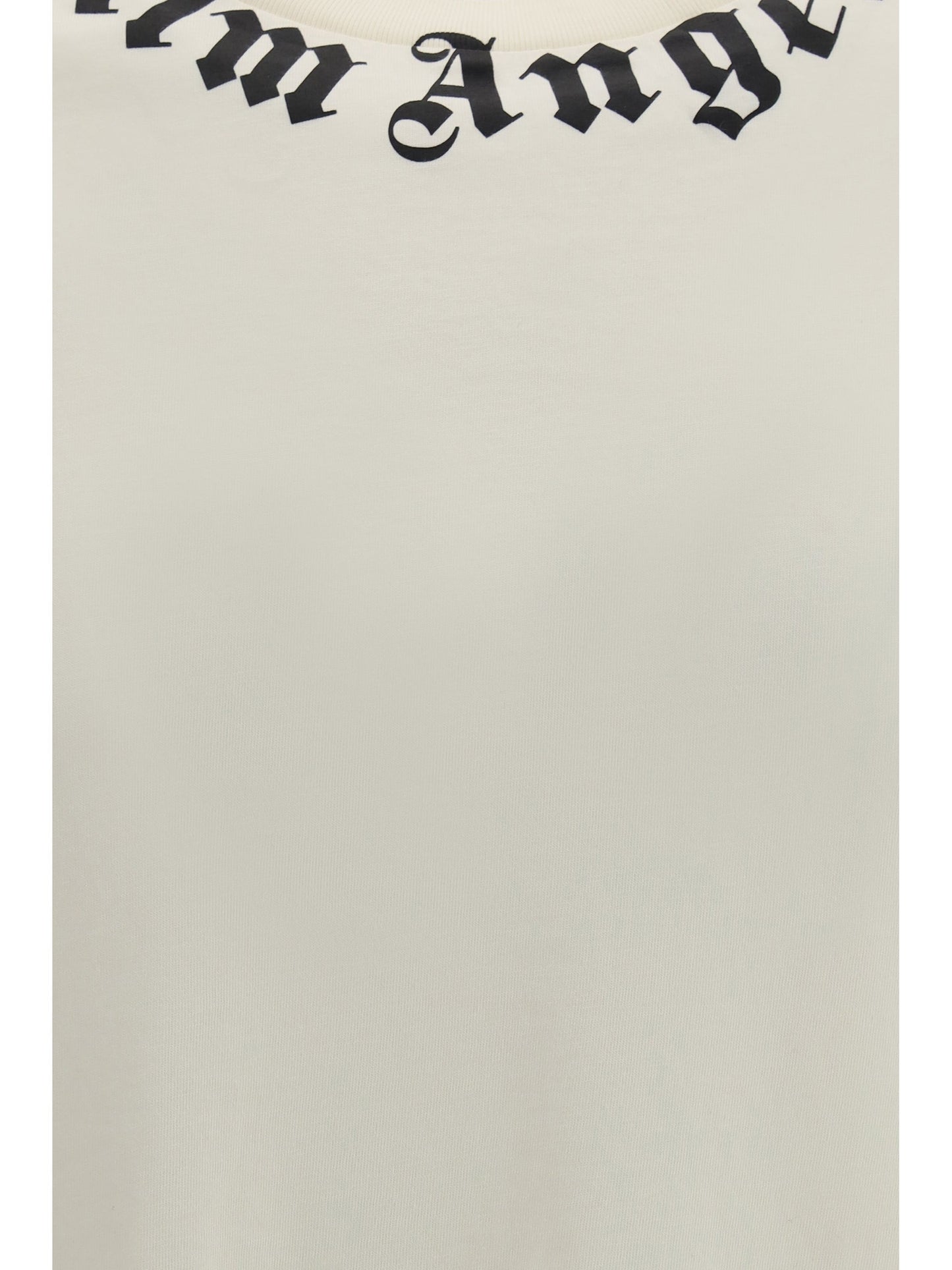 Palm Angels Logo Crewneck T-Shirt — White