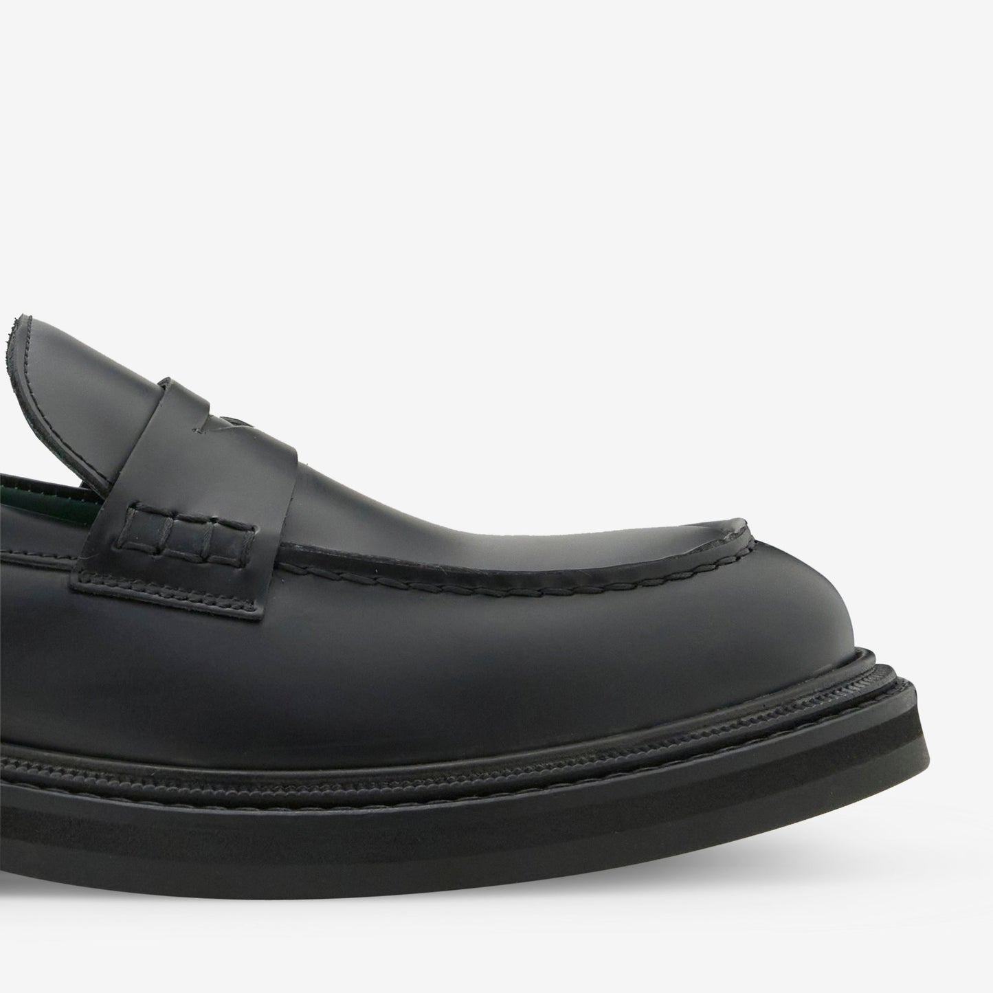 Women's Vinnee Penny Loafer Black Polido Leather