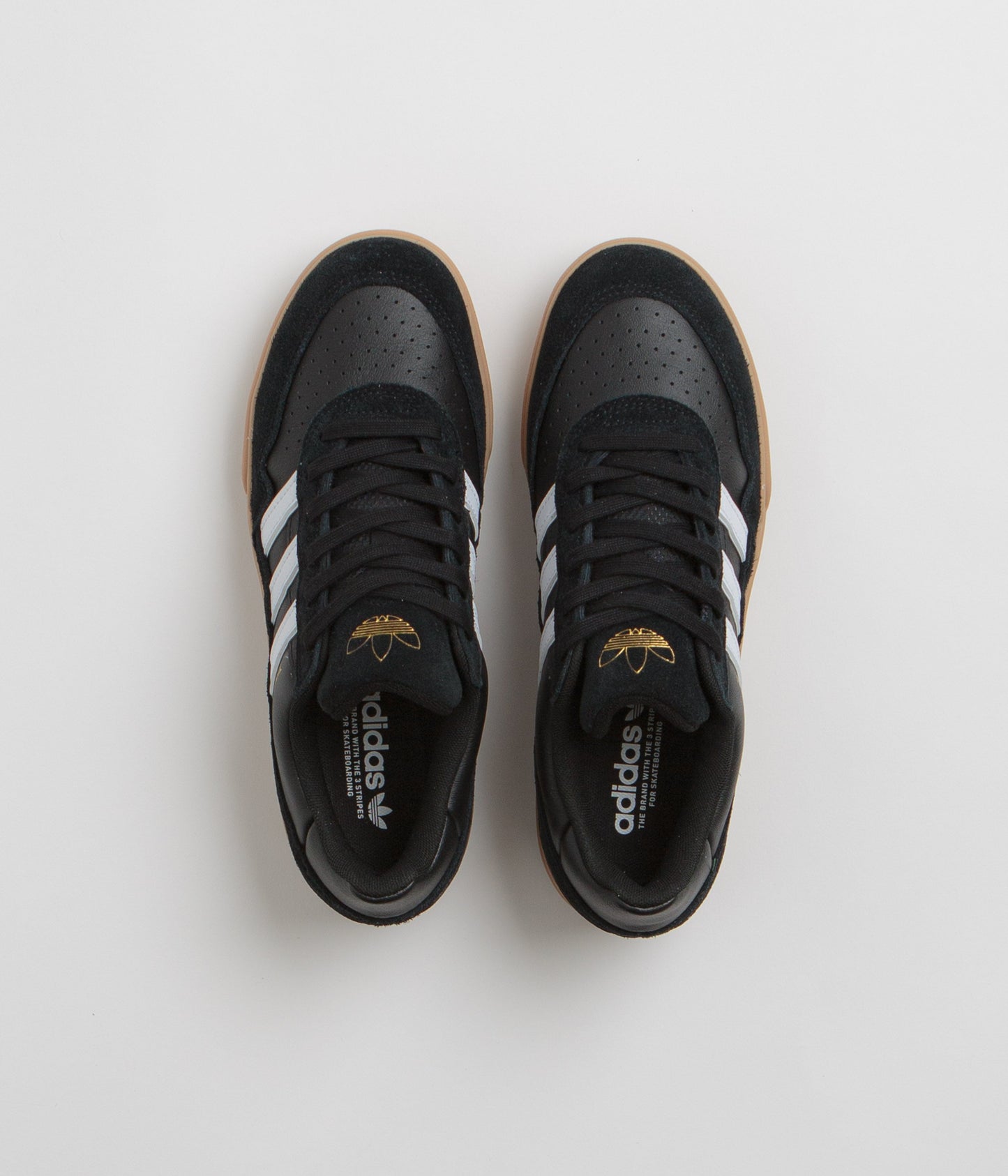 Adidas Tyshawn II Shoes - Core Black / FTWR White / Gum4 / Black