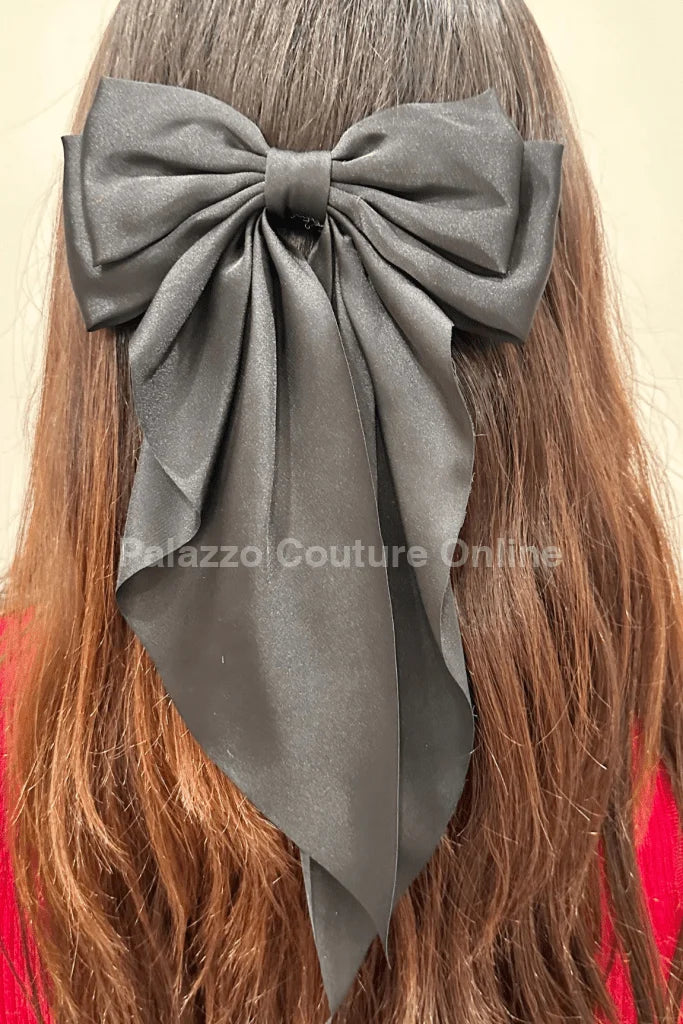 Coquette Aesthetic Bow (Black)