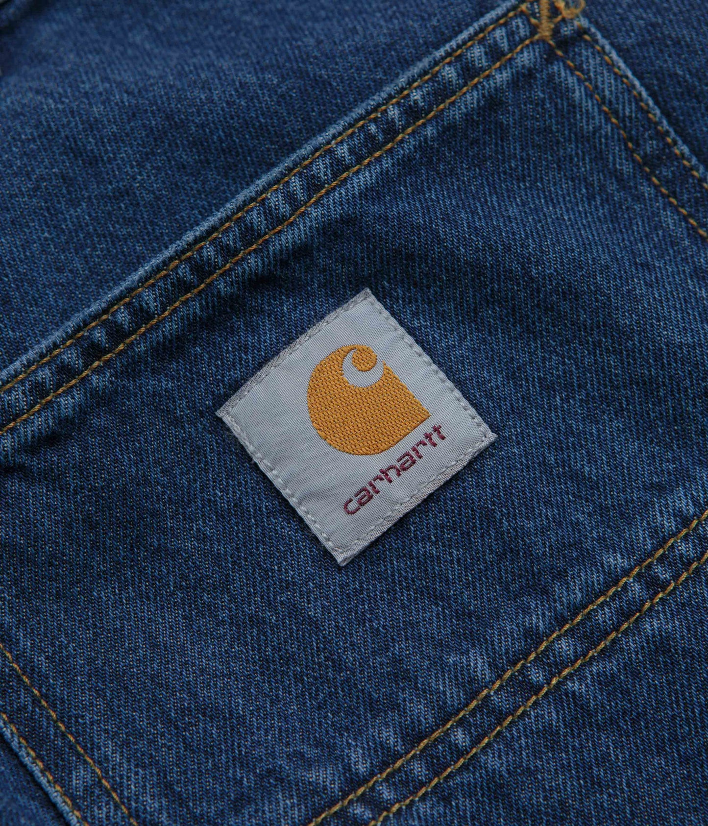 Carhartt Single Knee Shorts - Stone Washed Blue