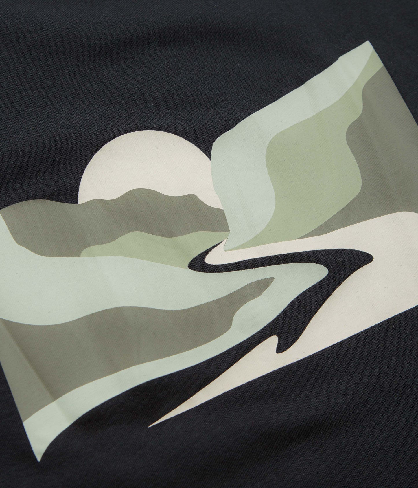 Columbia Explorers Canyon Back T-Shirt - Black / Trailscape