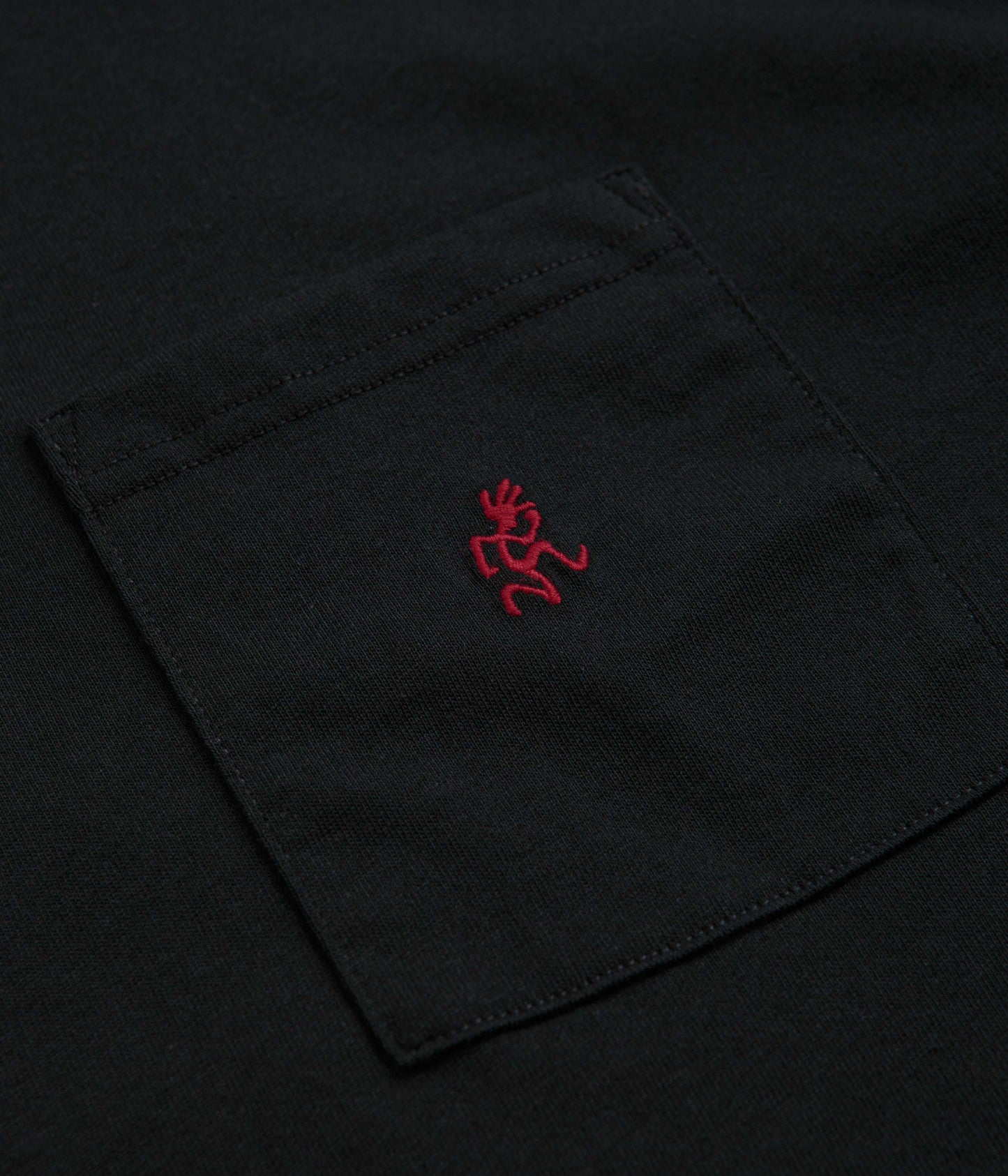 Gramicci One Point T-Shirt - Vintage Black / Red