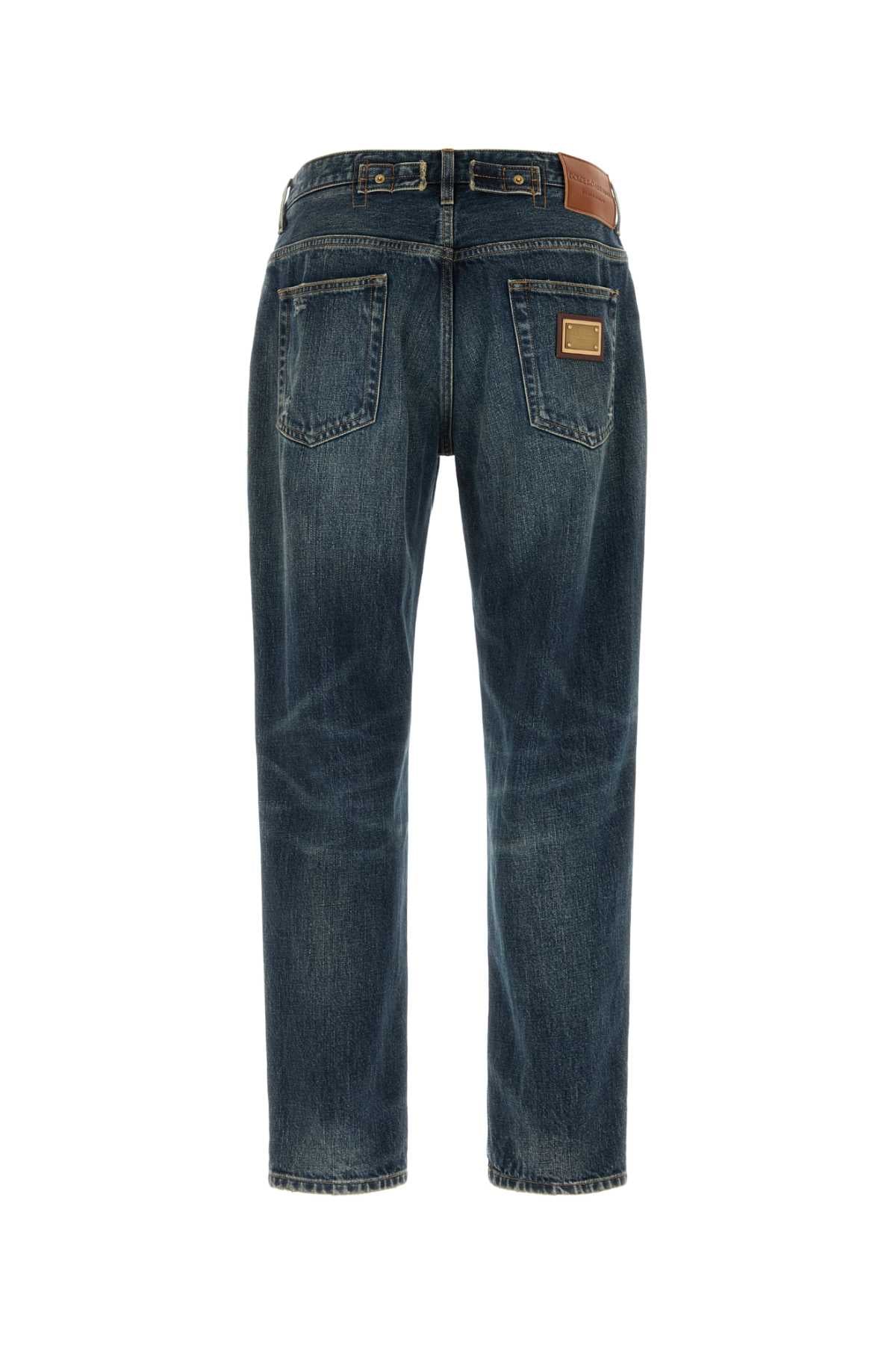 Dolce & Gabbana Kipas Jeans — Blue