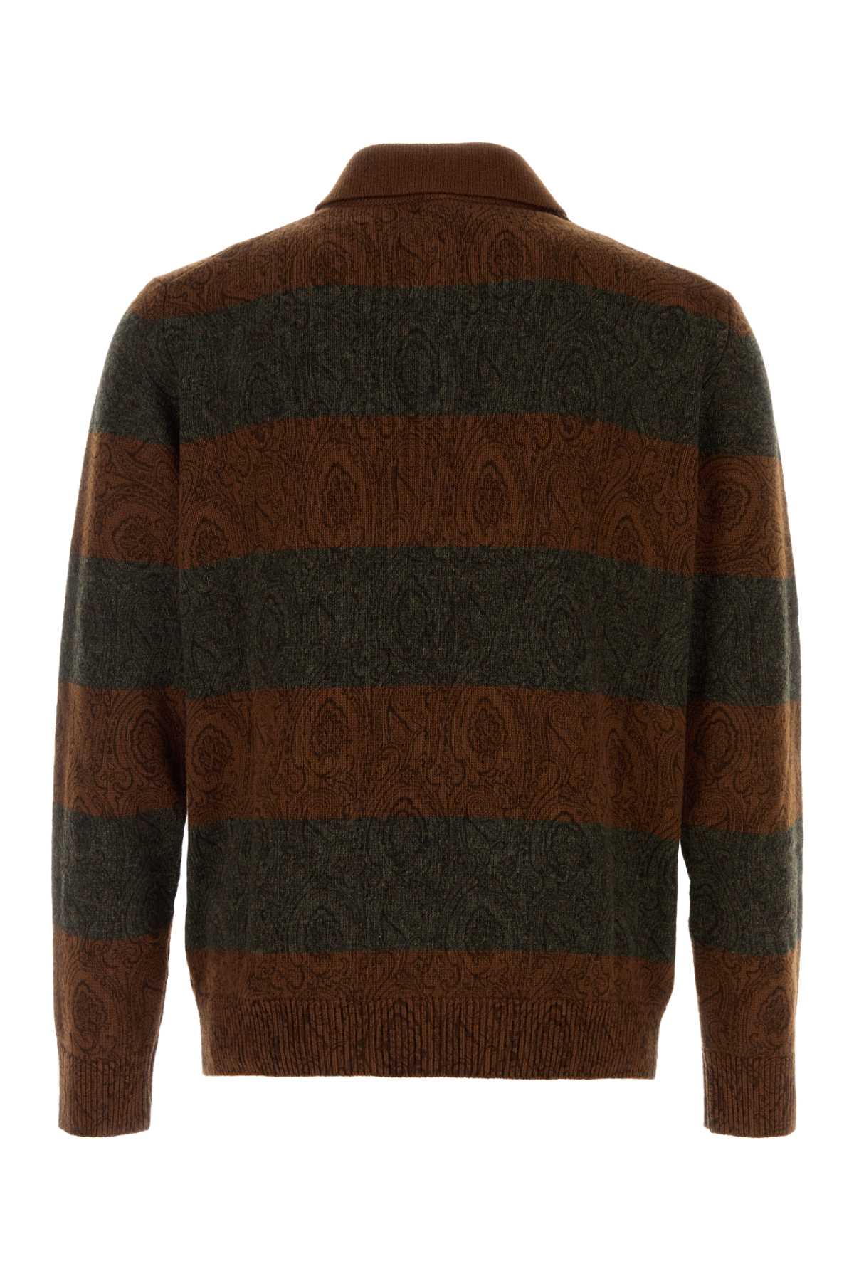 Etro Roma Polo — Brown