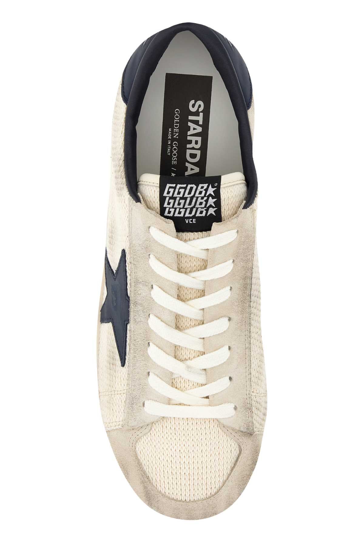 Golden Goose Deluxe Brand Canvas & Suede Low-Top Sneaker — Beige