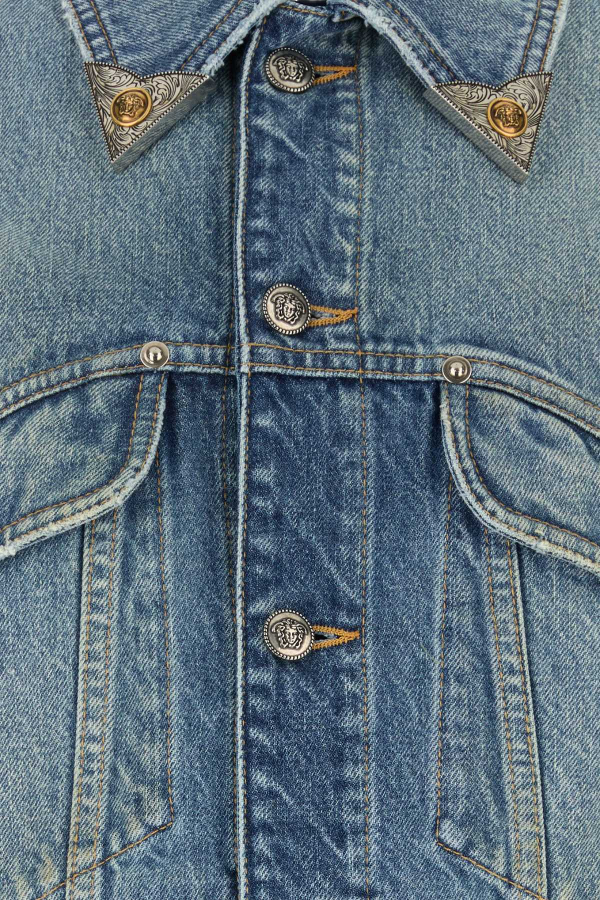 Versace Denim Jacket — Blue