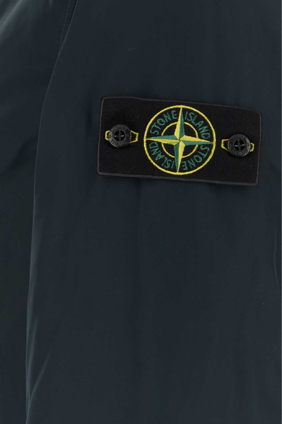 Stone Island Padded Down Down Jacket — Blue