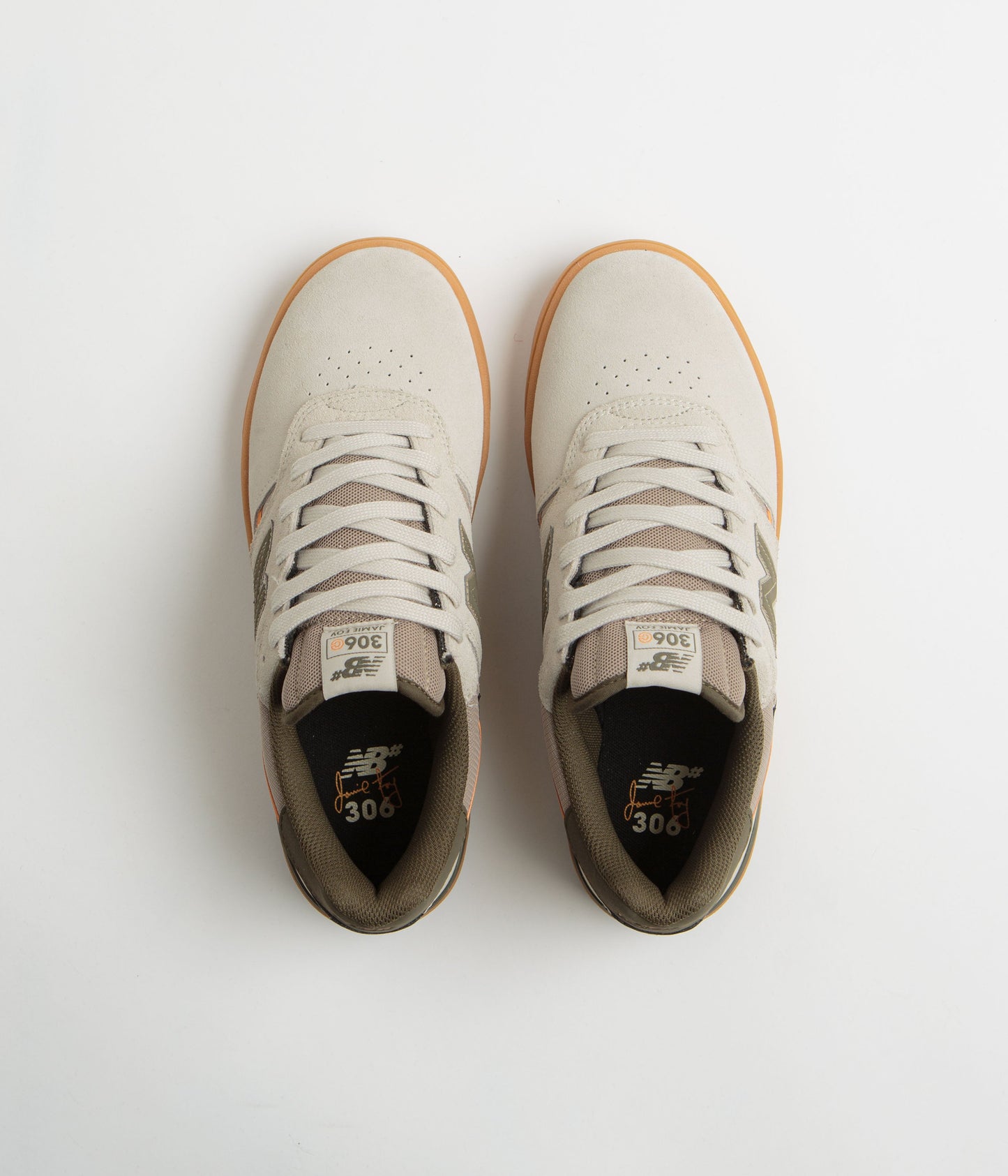 New Balance Numeric 306C Jamie Foy Shoes - Timberwolf / Olive