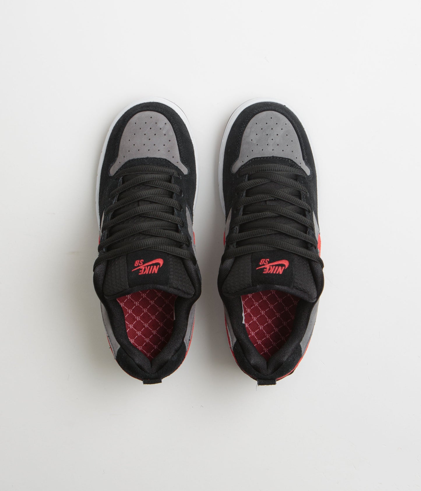 Nike SB P-Rod 1 OG Shoes - Black / Varsity Red - Flint Grey - Black