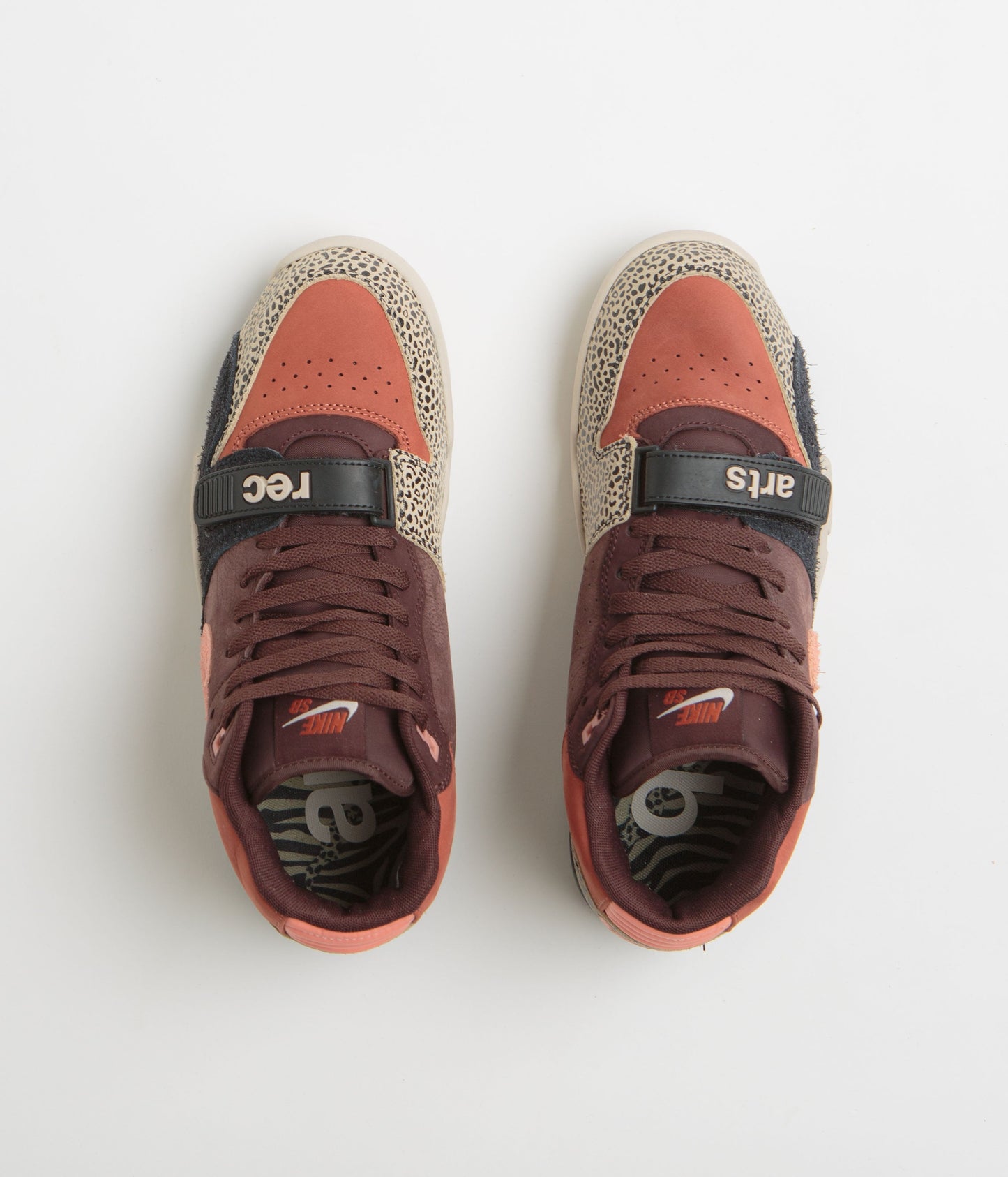 Nike SB x Arts-Rec Air Trainer 1 Shoes - Limestone / Pink Quartz - Earth - Dusty Peach