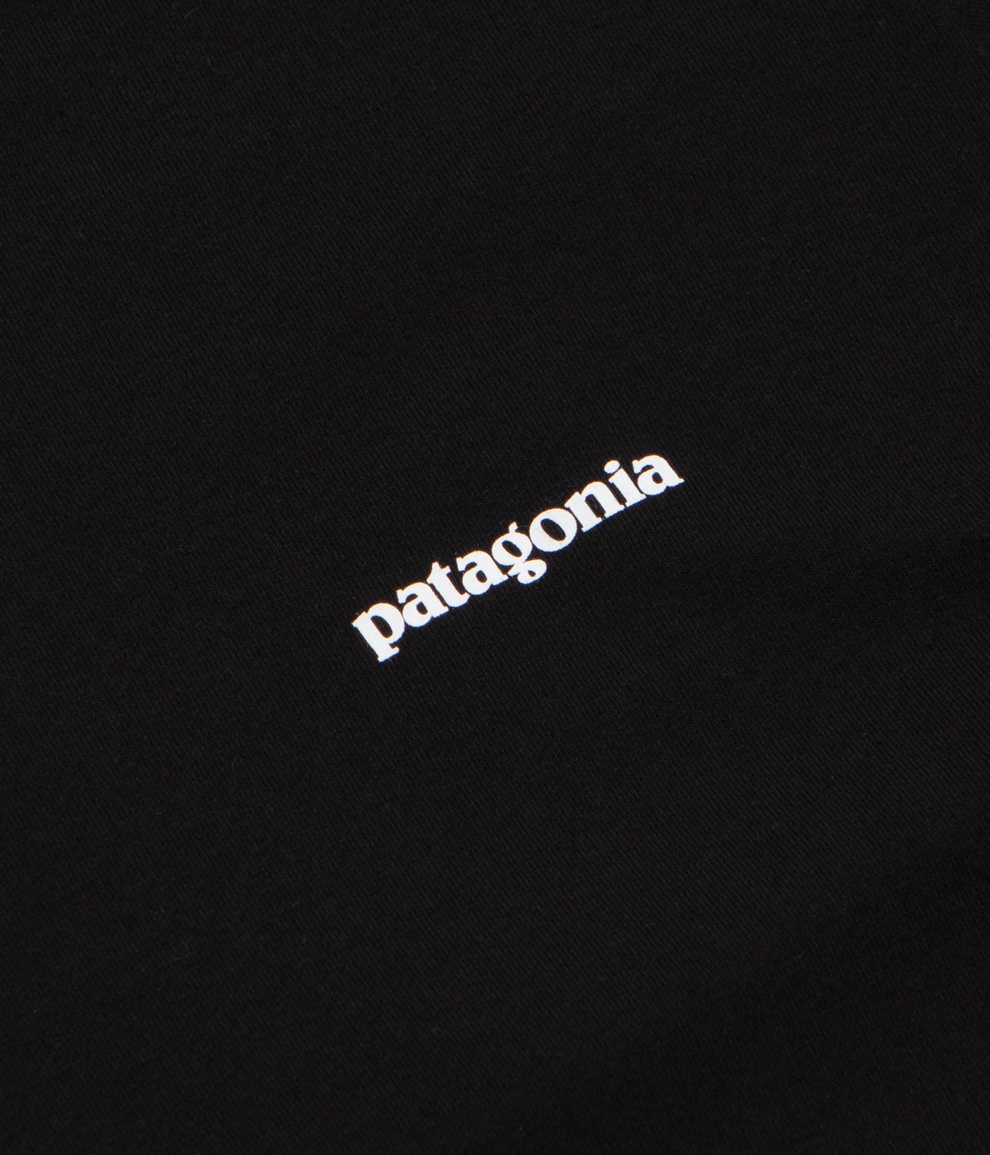 Patagonia P-6 Logo Responsibili-Tee Long Sleeve T-Shirt - Black