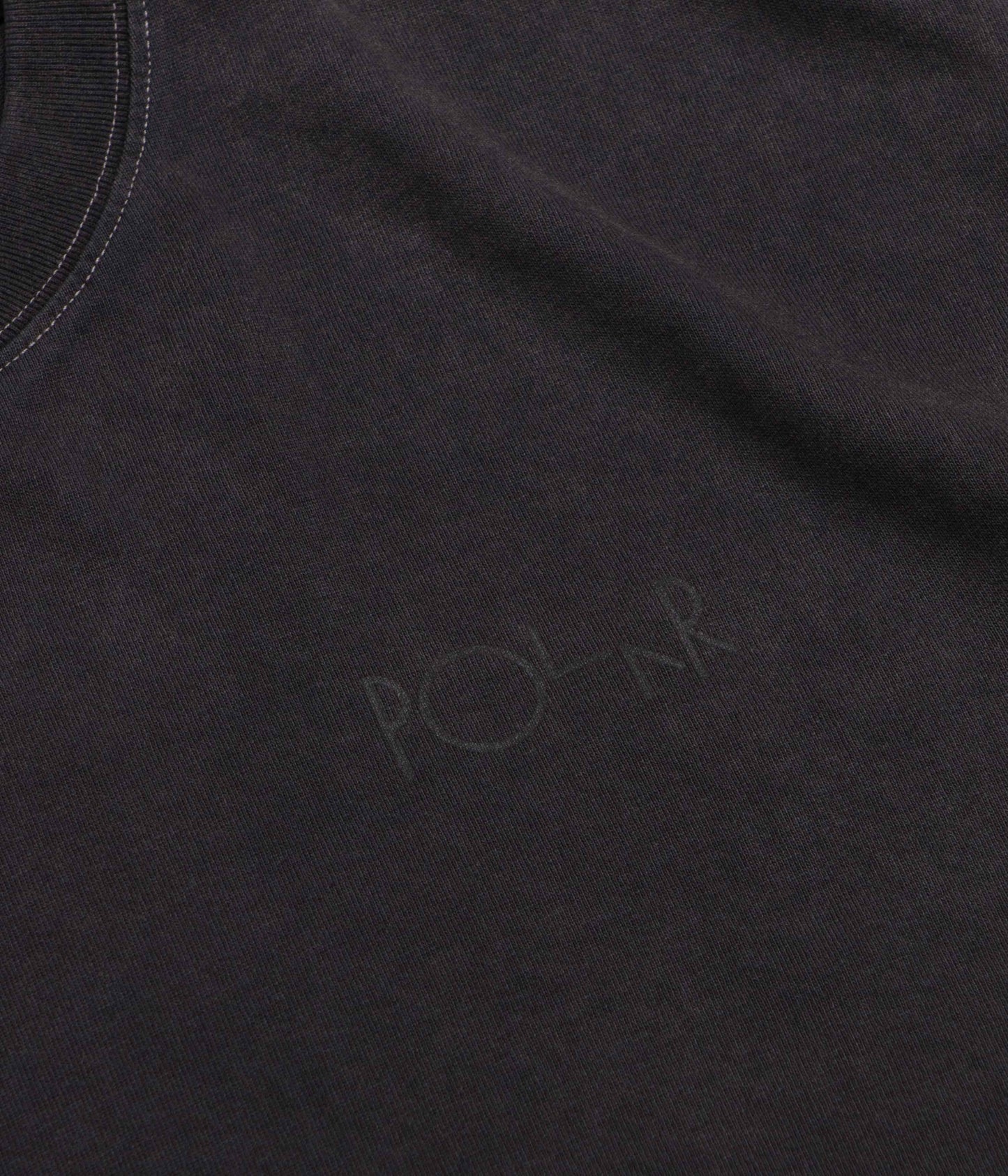 Polar Contrast Stroke Logo T-Shirt - Silver Black / Black