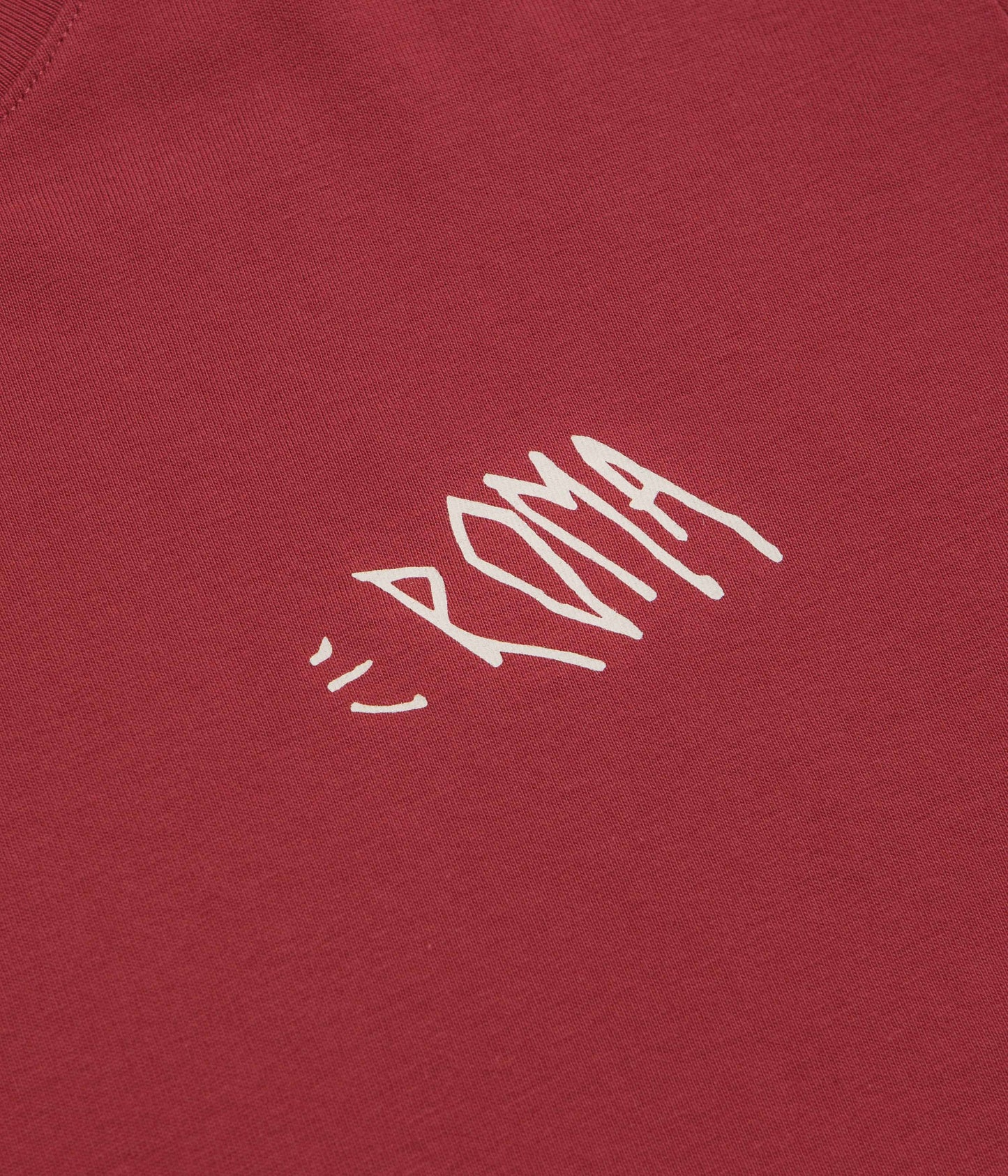 Roma Screaming Logo T-Shirt - Red / Cream