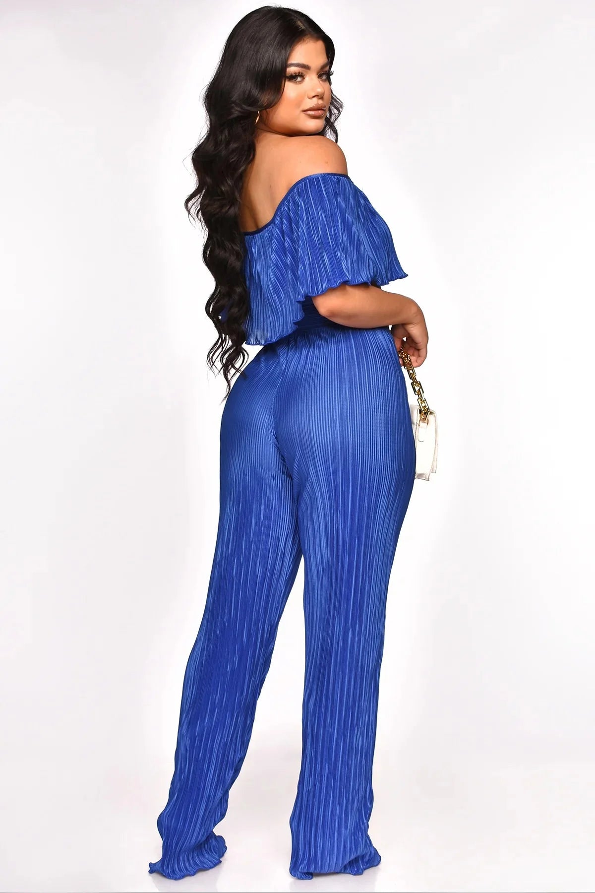 Summer Breeze Pant Set (Royal Blue)