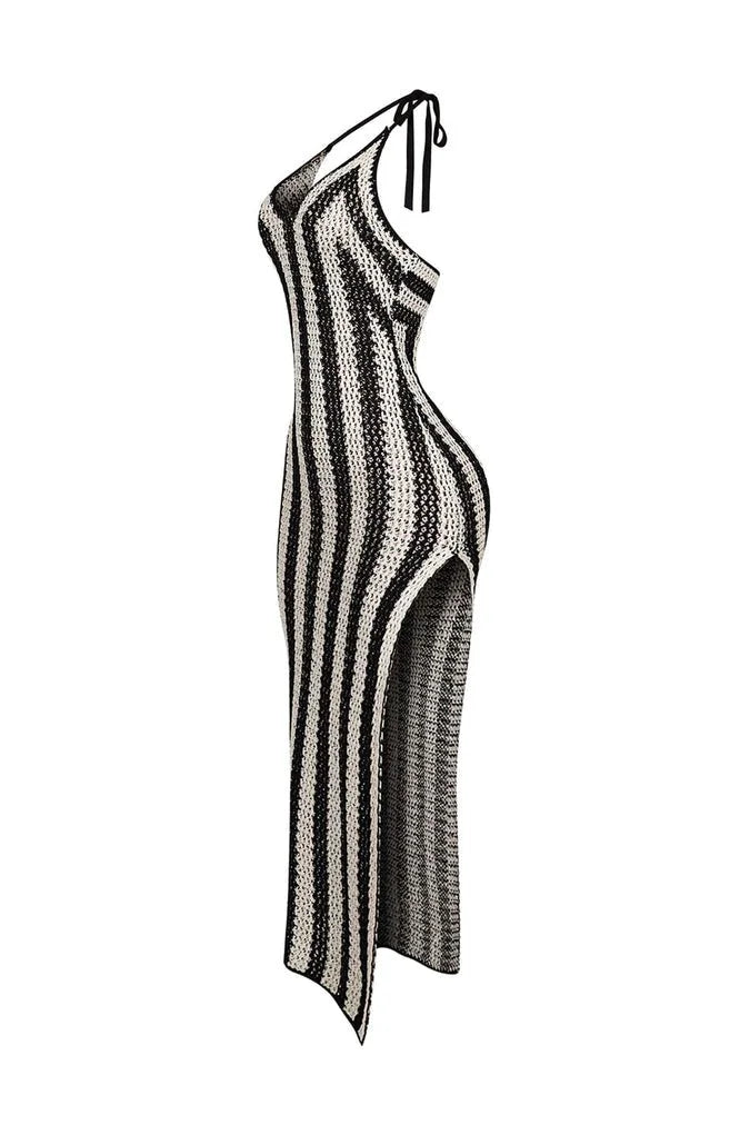 The Sunset Siren Crochet Maxi Dress