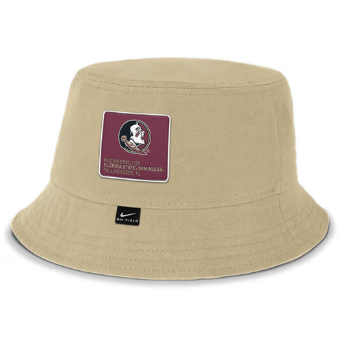 Nike Seminole Logo Apex Gameday Bucket Hat - Vegas Gold