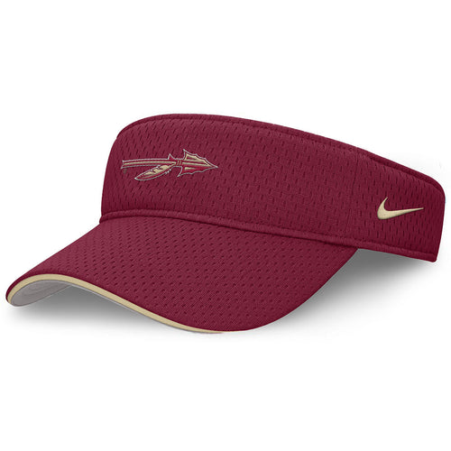 Nike Spear/Interlocking FS Logo Adjustable Softball Ace Visor - Garnet