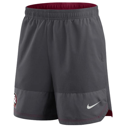 Nike Men's Seminole Logo Dri-fit Woven Sideline Short - Anthracite