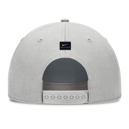 Nike Men's Florida State Seminoles/Seminole Logo Rise Practice Adjustable Hat - Grey