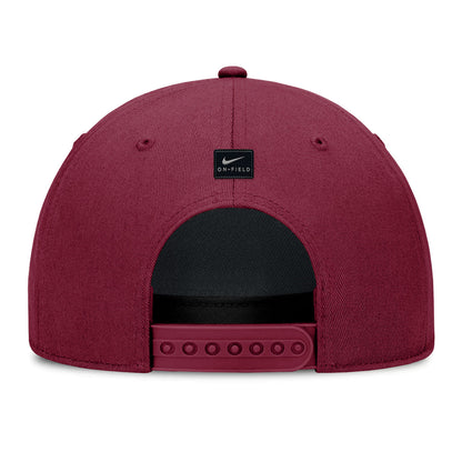 Nike Men's Florida State Seminoles/Seminole Logo Rise Practice Adjustable Hat - Garnet