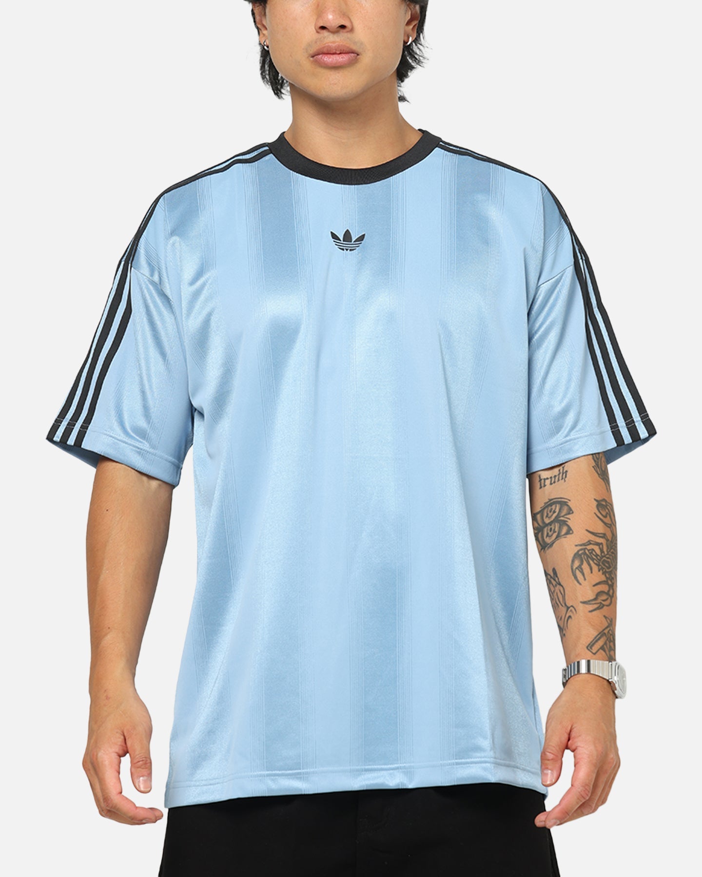 Adidas Jacquard Jersey Ash Blue