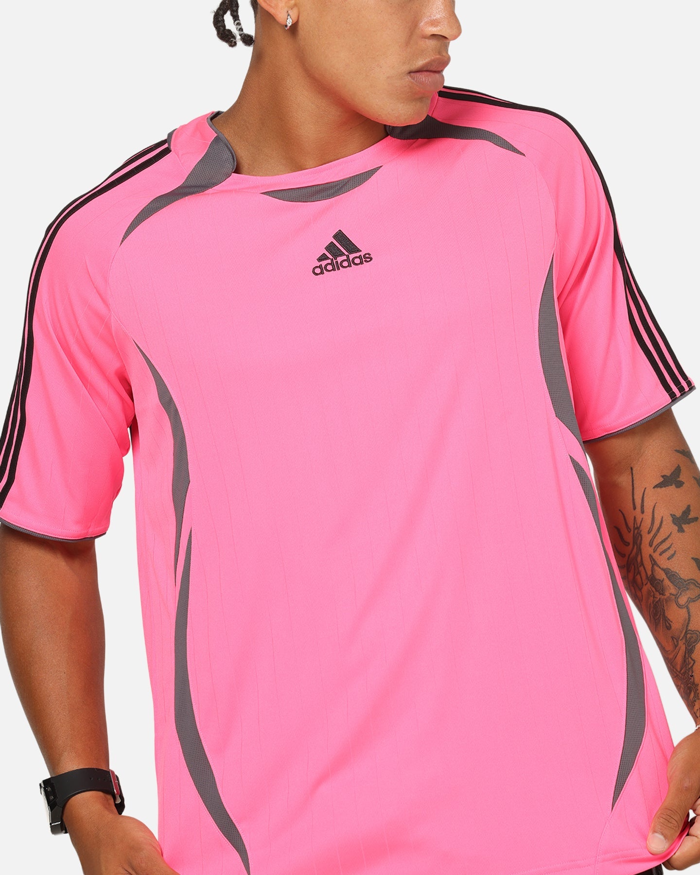 Adidas Teamgeist T-Shirt Black/Lucid Pink