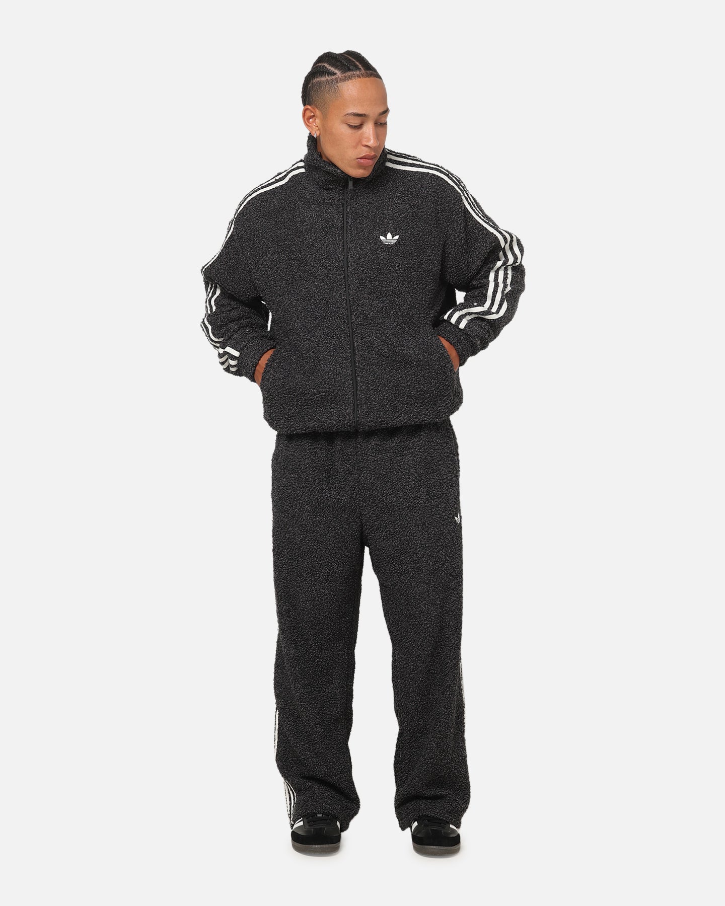 Adidas Boucle Firebird Track Top Black