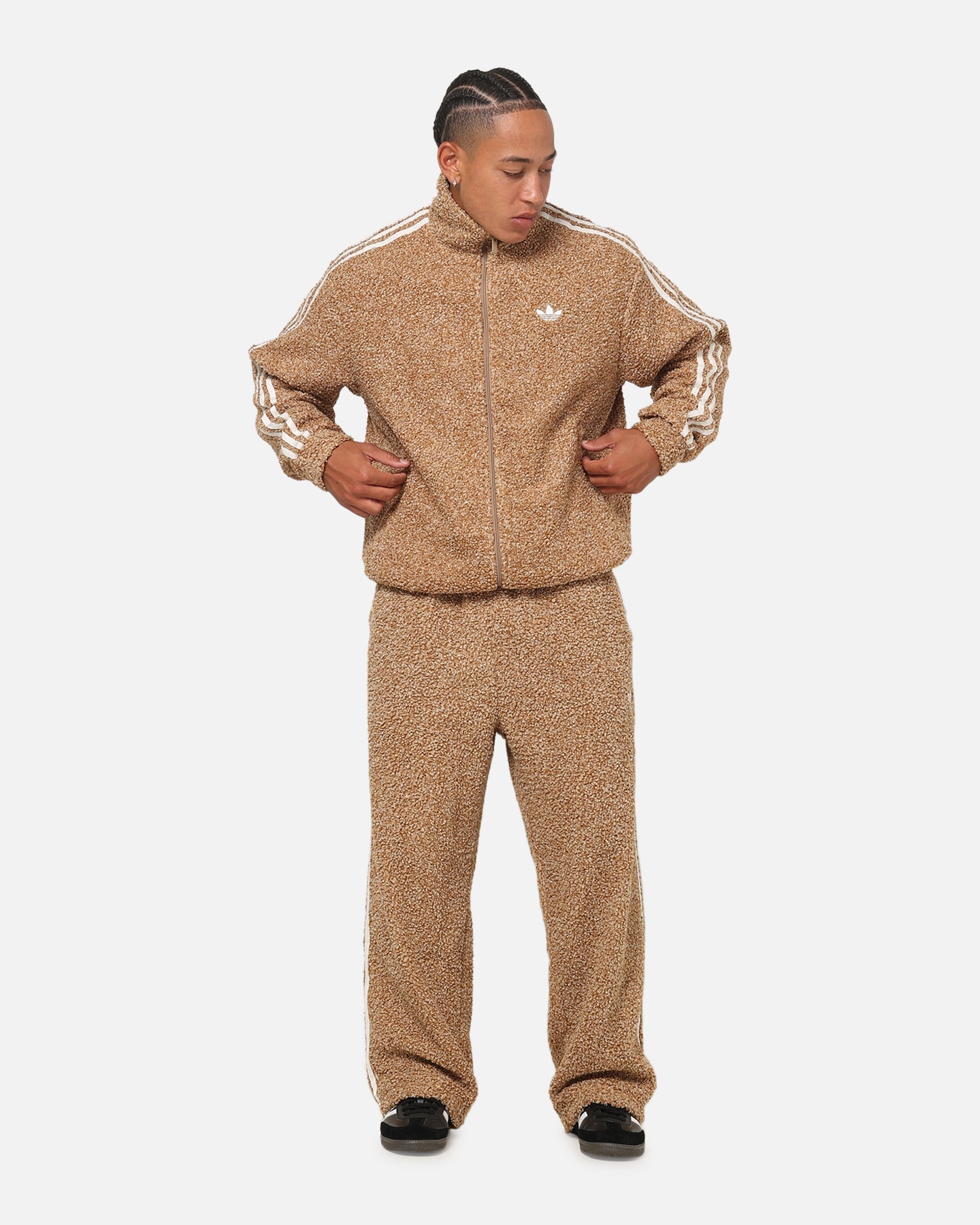 Adidas Boucle Firebird Track Top Cardboard