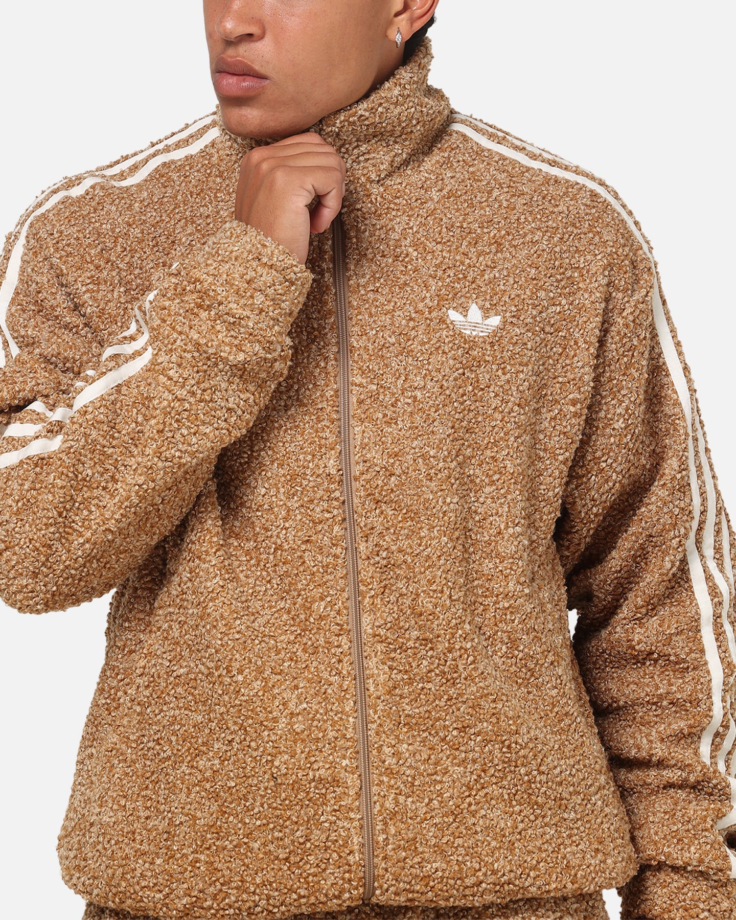 Adidas Boucle Firebird Track Top Cardboard