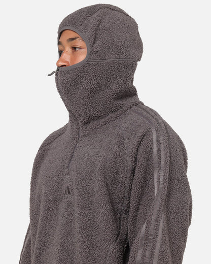 Adidas Fleece Teamgeist 1/4 Zip Hoodie Black
