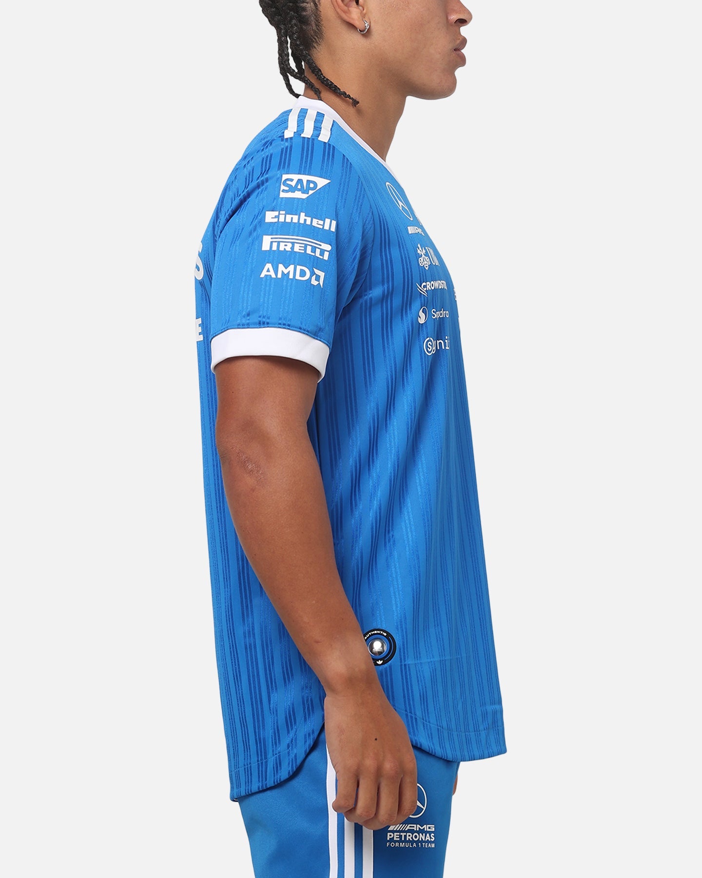 Adidas Mercedes-AMG Petronas Formula 1 Drivers T-Shirt Blue