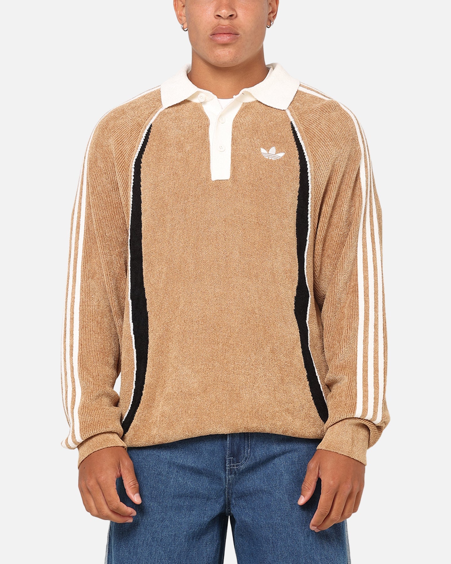 Adidas Retro Remix Teamgeist Long Sleeve Polo Cardboard
