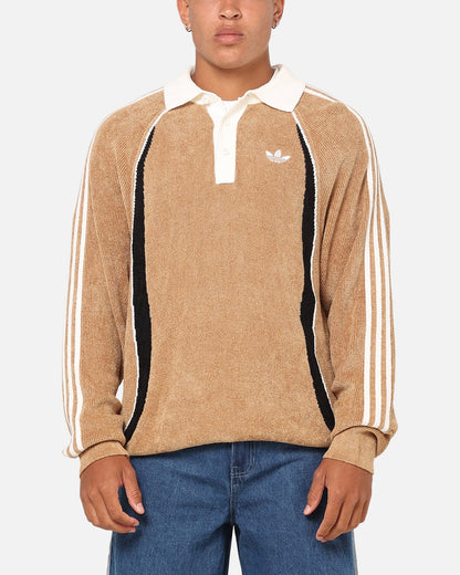 Adidas Retro Remix Teamgeist Long Sleeve Polo Cardboard