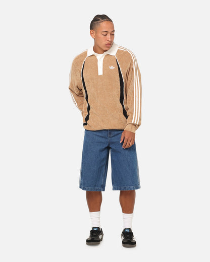 Adidas Retro Remix Teamgeist Long Sleeve Polo Cardboard