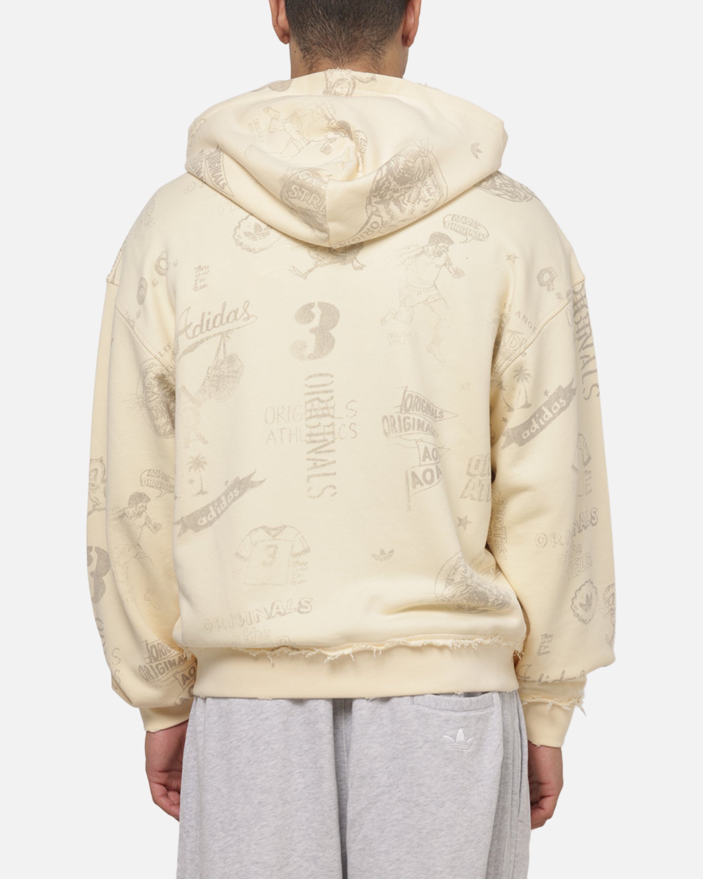 Adidas Originals AOA Full Zip Hoodie Warm Vanilla