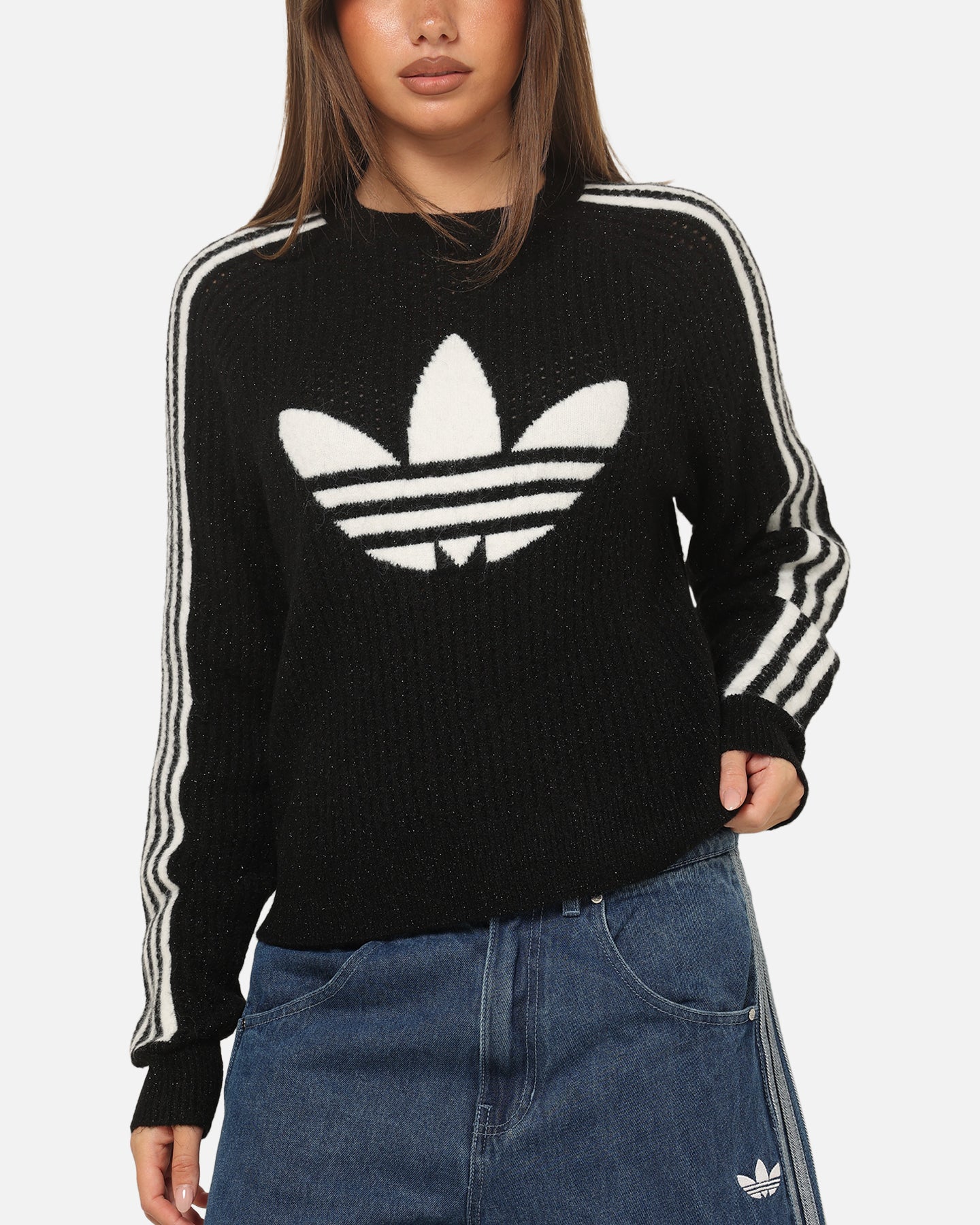 Adidas Women's Originals Knit Crewneck Black