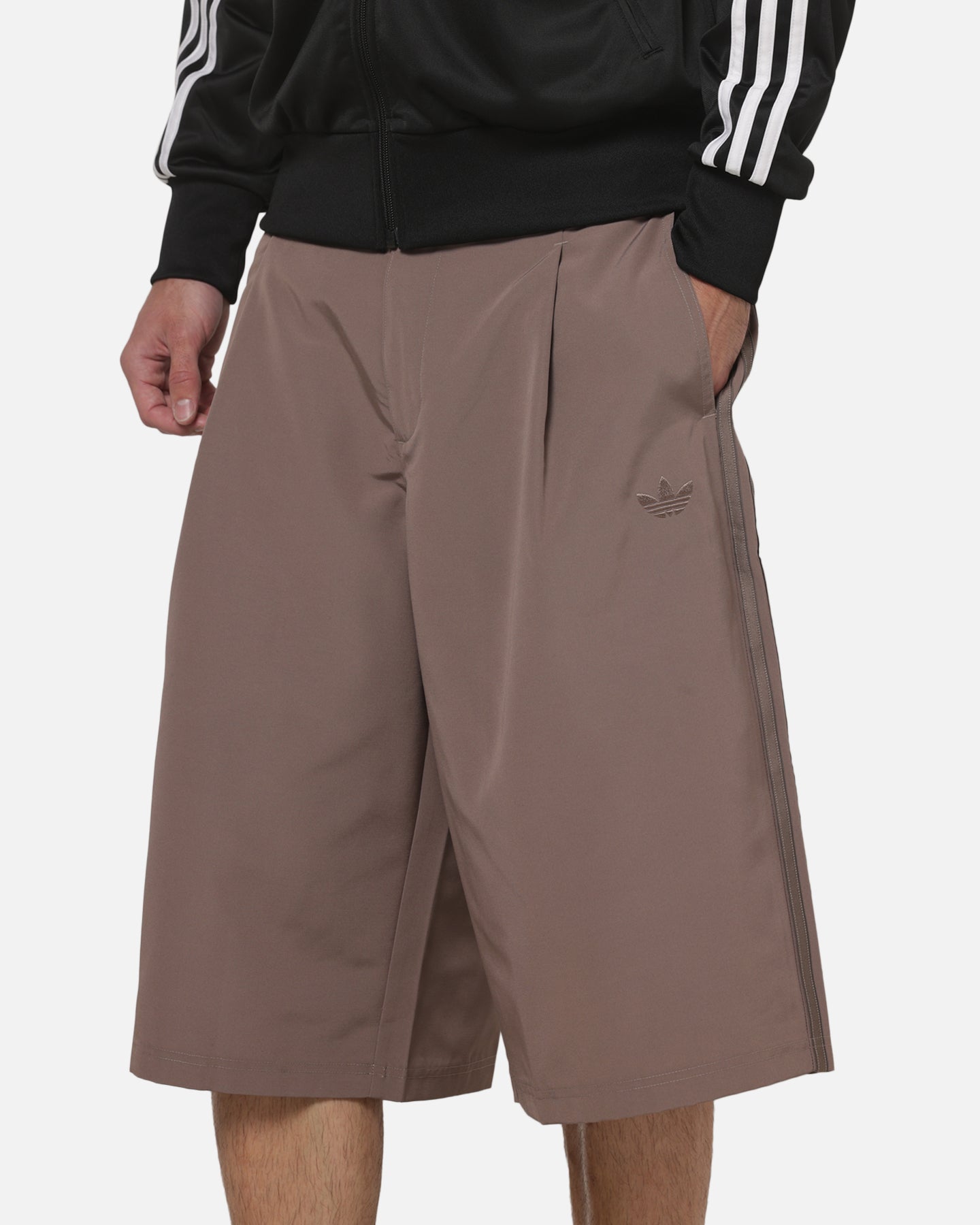 Adidas Woven Shorts Trace Brown
