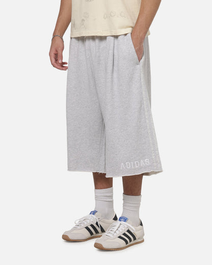 Adidas Originals Long Sweat Shorts Light Grey