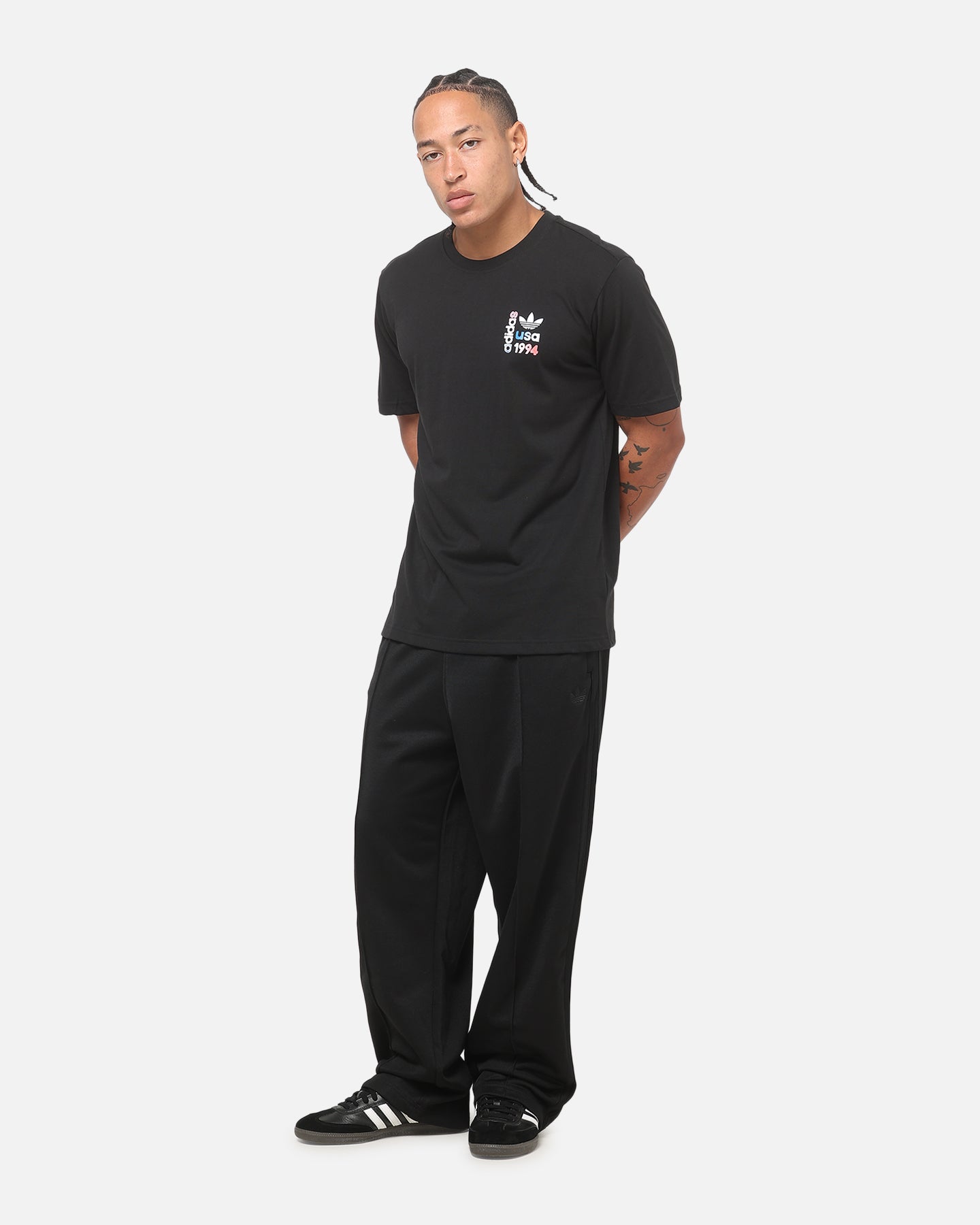 Adidas Baggy Track Pants Black/Black