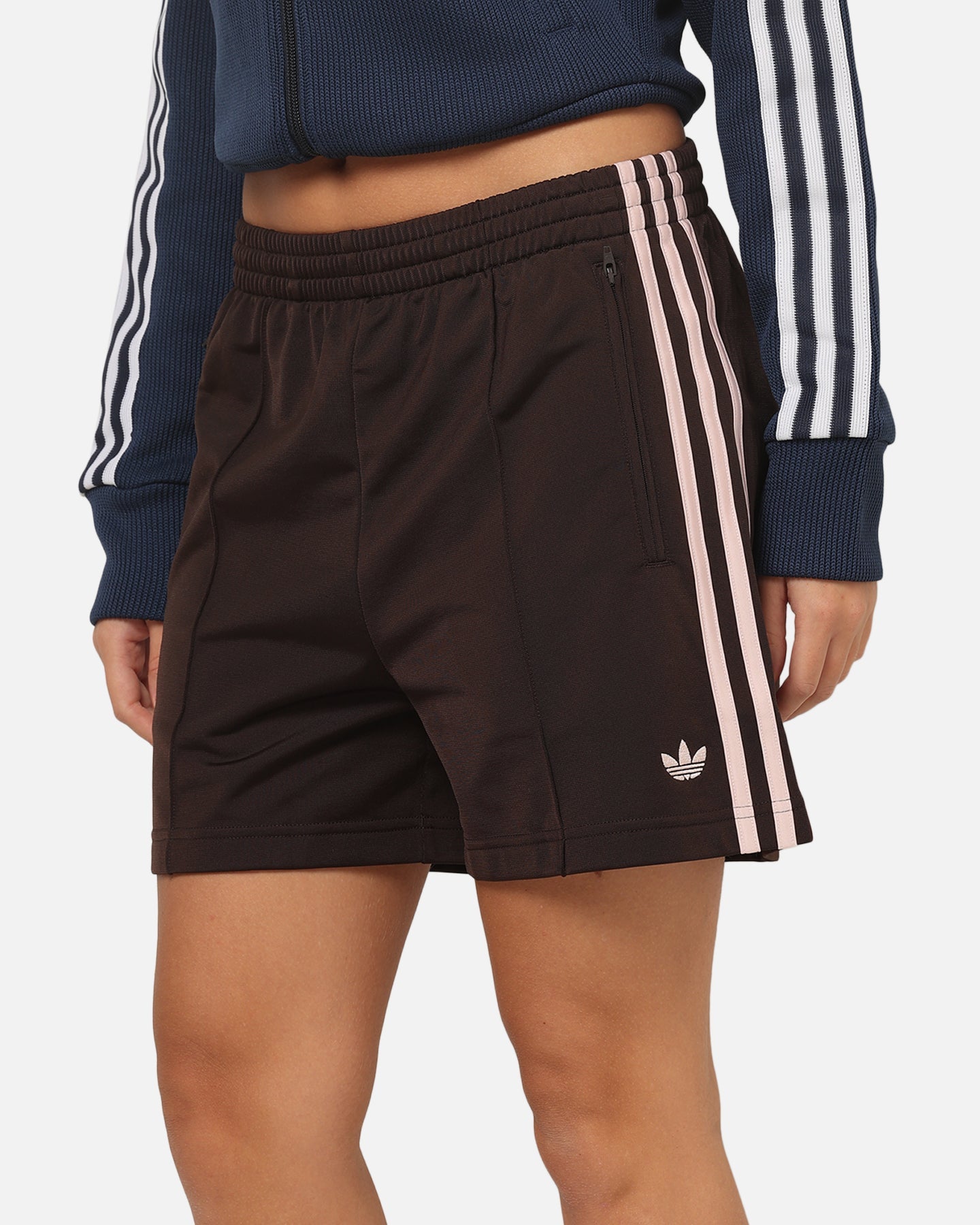 Adidas Women's Firebird Classic Shorts Brown/Pink