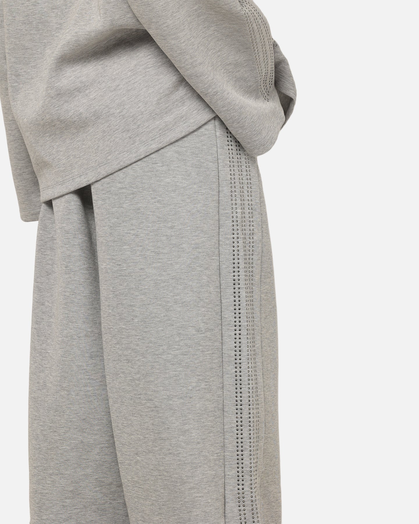Adidas Women's Teamgeist Rhinestone Track Pants Grey Marle