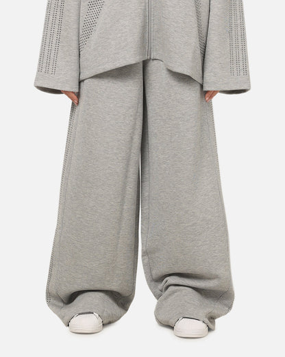 Adidas Women's Teamgeist Rhinestone Track Pants Grey Marle