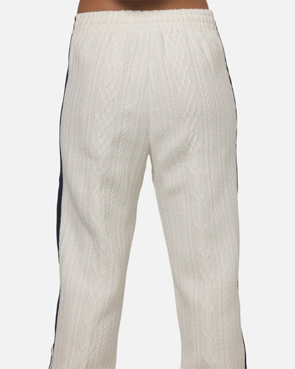 Adidas Women's Knit Classic Track Trousers Off White